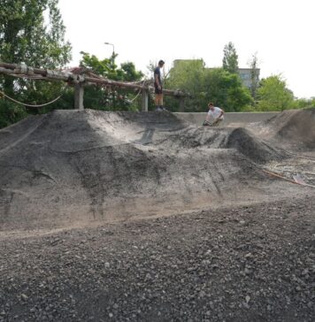 Parc de activități sportive de pumptrack, în plină amenajare în Sectorul 3