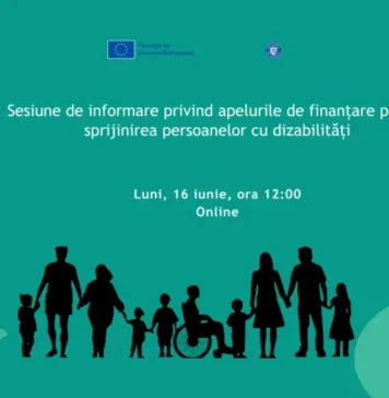 Sesiune de informare privind apelurile de finanțare pentru sprijinirea persoanelor cu dizabilități