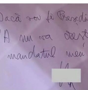 Ingrid Mocanu: „Asta scria Taxișor, cu scrisul lui de Oli (de la olimpic, desigur), înainte de alegeri”