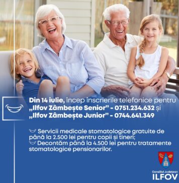 Ștefan Rădulescu: ”Servicii stomatologice gratuite pentru copii, tineri și seniori, prin două programe ale CJ Ilfov”