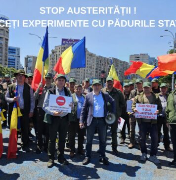 Trei federații sindicale organizează marți un miting de protest în Piața Victoriei