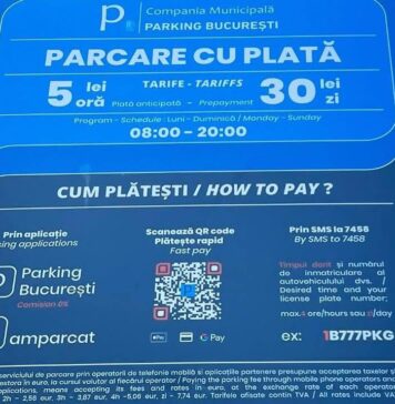 Avertisment al Companiei Municipale Parking București privind activități infracționale în procesarea plăților aferente locurilor de parcare