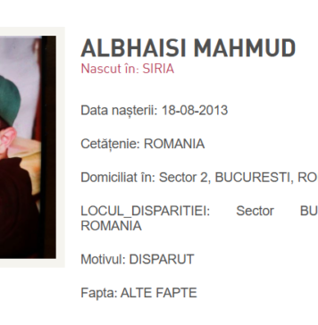 Un băiat de 11 ani este dat dispărut în București. A fost emis mesaj RO-Alert