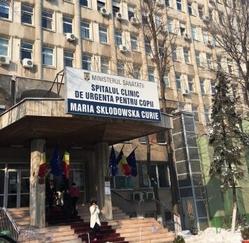 Scandal la Spitalul ‘Marie Curie’ între membrii unei familii și agentul de pază