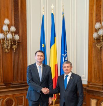 Președintele Senatului, Mircea Abrudean, întrevedere cu președintele Parlamentului Republicii Moldova, Igor Grosu