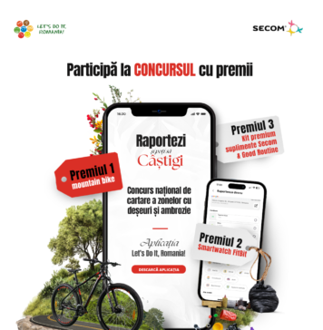 Let’s Do It, Romania! lansează primul concurs național de raportare a deșeurilor și ambroziei
