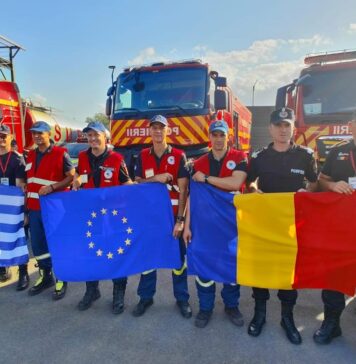 Pompierii români aflați în Grecia vor fi schimbați de un nou contingent