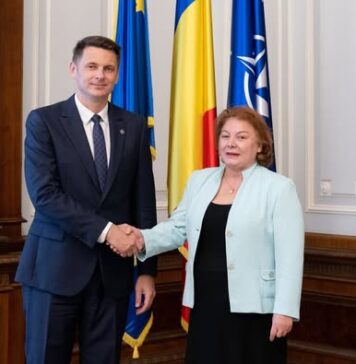 Președintele Senatului, Mircea Abrudean, a primit vizita ES Enkeleda Mërkuri, ambasadoarea Republicii Albania în România