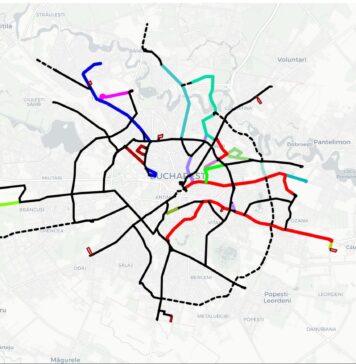 Asociația „Metrou Ușor” a creat o hartă interactivă unde se pot urmări stadiul modernizării rețelei de tramvai și planurile de extindere