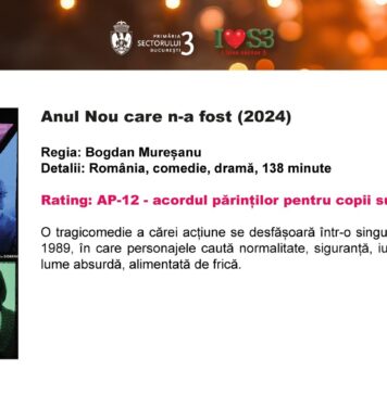 „Cinema în aer liber” continuă în Parcul Titan: proiecțiile încep de la ora 20:30 / Vezi programul din această săptămână!