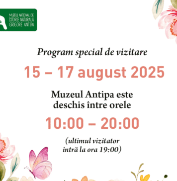 Programul special de vizitare al Muzeului Antipa în perioada 15-17 august 2025