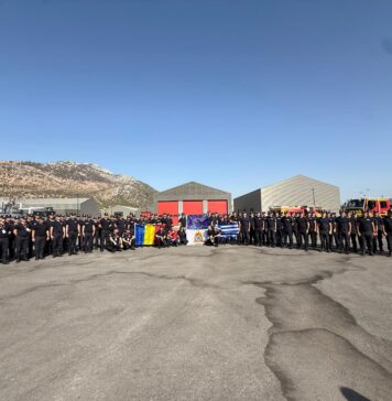 Un nou contingent de pompieri români preia misiunea din Grecia