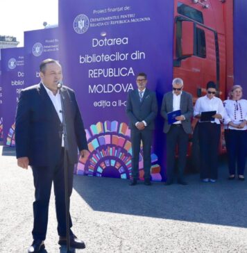 Departamentul pentru Relația cu Republica Moldova donează pentru al doilea an consecutiv un număr impresionant de cărți în limba română, pentru bibliotecile publice de peste Prut