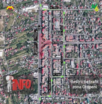 Restricții de circulație pe DN1, în Otopeni, pentru lucrările la stația de metrou