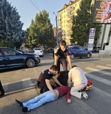 Jandarmi din Ilfov au acordat primul ajutor unei persoane căzute pe o trecere de pietoni