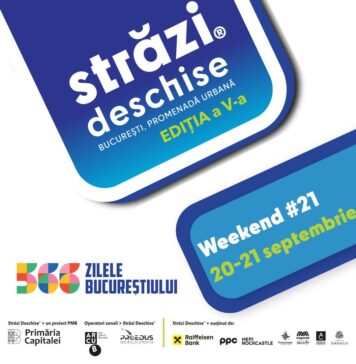 O nouă ediție „Străzi Deschise”, dedicate Zilelor Bucureștiului