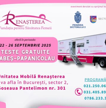 Testări Babeș-Papanicolaou gratuite pentru femeile din Sectorul 2, până pe 26 septembrie