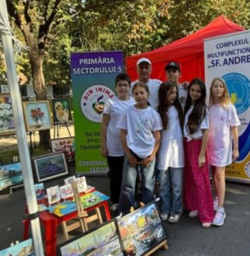 Copiii de la Centrul de pictură din Sectorul 5 au participat la BavarienFest