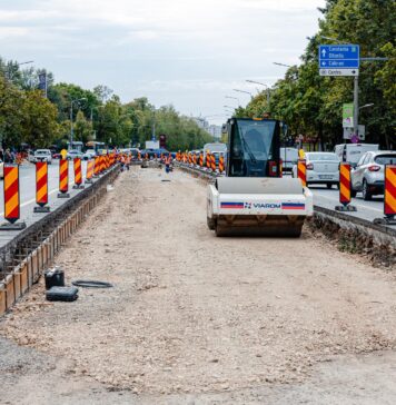 Lucrările de modernizare a liniei de tramvai de pe Bd. Chișinău au ajuns la 25%