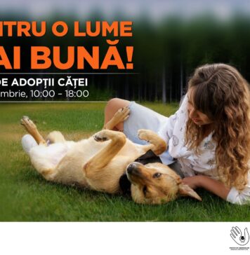 Pentru o lume mai bună – Târg de adopții în Park Lake, de Ziua Mondială a Animalelor