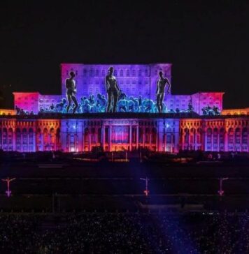 Visual creations from „iMapp Bucharest – Winners League” competition to be displayed Saturday on Parliament Palace facade