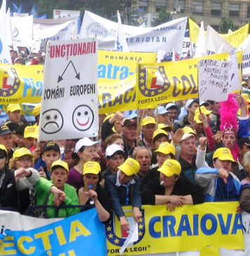 Protest al lucrătorilor din Administrația publică locală, în Capitală