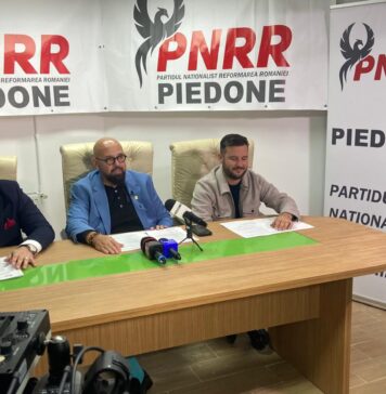 VIDEO Cristian Popescu Piedone inaugurează sediul formațiunii sale, Partidul Naționalist Reformarea României (PNRR)