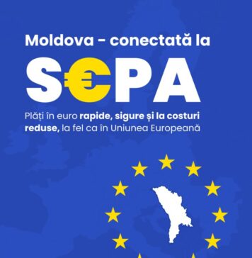 Republica Moldova este conectată, de astăzi, la Zona unică de plăți în euro (SEPA)