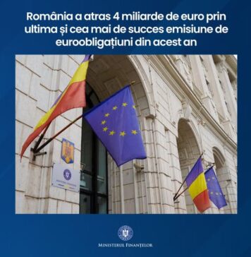 România a atras 4 miliarde de euro prin ultima și cea mai de succes emisiune de euroobligațiuni din acest an