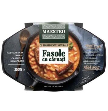 Carrefour retrage de la vânzare produsul ”Fasole cu cârnați Maestro”
