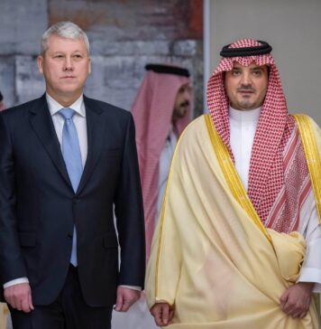 Vicepremierul Cătălin Predoiu, întâlnire cu Alteța Sa Regală Prințul Abdulaziz bin Saud bin Nayef bin Abdulaziz Al Saud, ministrul de Interne al Regatului Arabiei Saudite