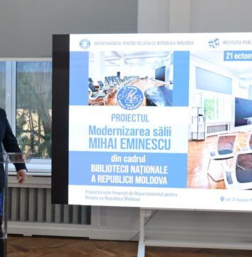 Un nou spațiu pentru cultura românească prinde viață la Chișinău, cu sprijinul Departamentului pentru Relația cu Republica Moldova (DRRM)