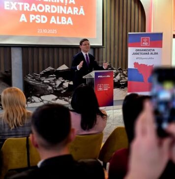 Victor Negrescu: Am avut bucuria și onoarea de a primi sprijinul colegilor mei din organizația județeană Alba pentru a candida la funcția de prim-vicepreședinte al PSD