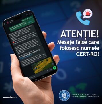 Avertisment DNSC: ”Nicio instituție publică nu vă va contacta pe WhatsApp pentru oferte de câștiguri rapide”