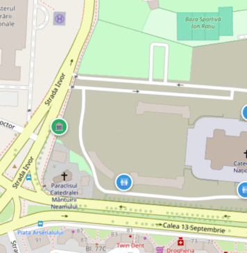 Hartă interactivă: Vezi în timp real unde se termină rândul pelerinilor veniți să treacă prin altarul Catedralei Naționale