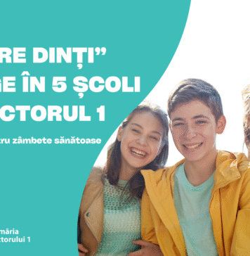 „Despre Dinți” ajunge în 5 școli din Sectorul 1 – o campanie pentru zâmbete sănătoase