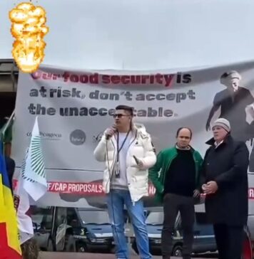 Europarlamentarul Luis Lazarus, în mijlocul fermierilor protestatari din UE: Se dorește lichidarea fermierilor și trecerea pe proteină animală și pe proteină din insecte și vegetală!