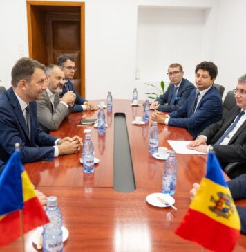 Delegație USR, întâlnire cu președintele Parlamentului Republicii Moldova, Igor Grosu