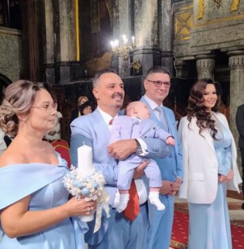 Luis Lazarus și-a creștinat duminică băiețelul