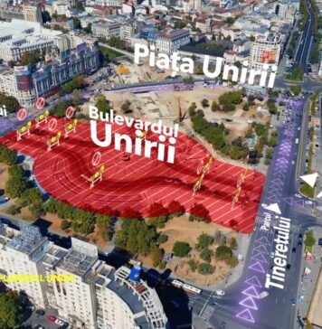 Traficul se schimbă din nou în Piața Unirii din Capitală. În următoarele luni, zona Fântânilor va fi închisă pentru lucrări