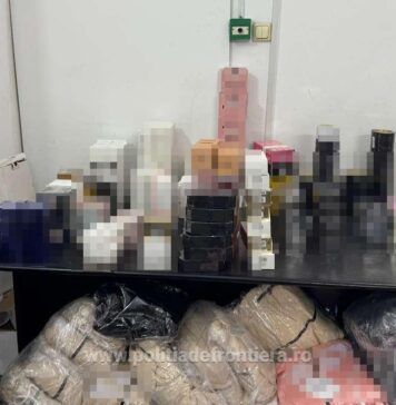 Peste 3.900 de produse contrafăcute, confiscate în această săptămână de polițiștii de frontieră giurgiuveni