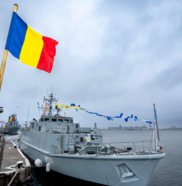 Forțele Navale Române au un nou vânător de mine marine