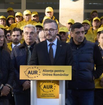 Candidatul AUR Ștefan Avrămescu și-a depus astăzi candidatura la Consiliul Județean Buzău