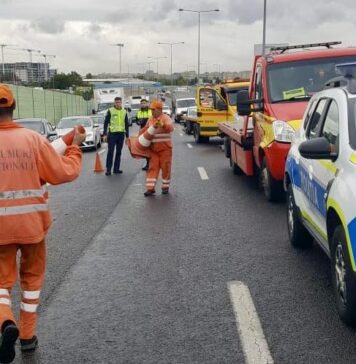 Restricții de circulație pe DN1A pentru lucrările la pasajul autostrăzii A0 Nord