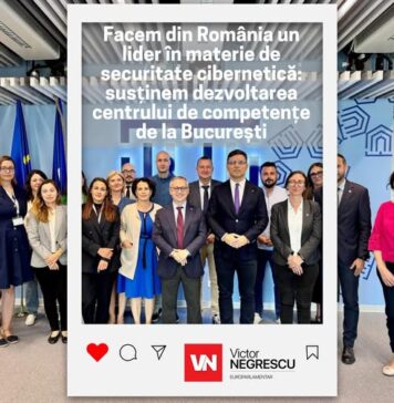 Victor Negrescu: România are astăzi un atu strategic: Centrul European de Competențe în domeniul Securității Cibernetice are sediul la București