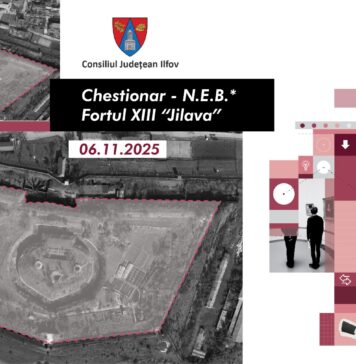 CJ Ilfov lansează consultare publică pentru viitorul Fortului XIII „Jilava”, în cadrul inițiativei Noul Bauhaus European