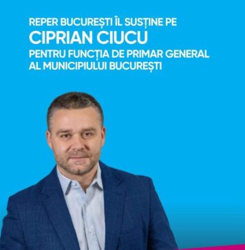 REPER îl susține pe Ciprian Ciucu pentru funcția de Primar General al Municipiului București