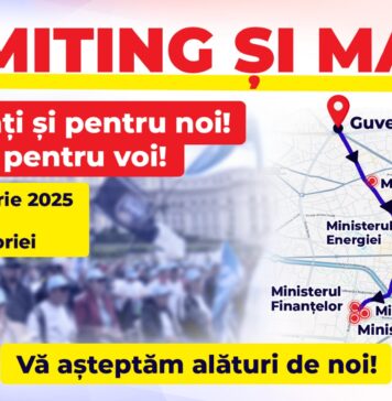 BNS anunță miercuri un miting de protest în Piața Victoriei din București, urmat de un marș până la Piața Constituției, cu opriri simbolice în fața principalelor instituții responsabile pentru politicile economice și sociale ale țării