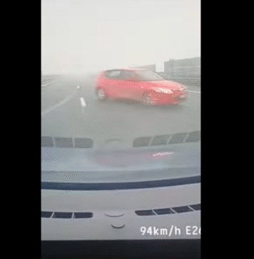 VIDEO/ Șofer surprins pe contrasens pe A3 București – Ploiești: permis suspendat patru luni