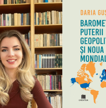 Daria Gușă își lansează prima carte: „Barometrul Puterii Geopolitice și Noua Ordine Mondială”